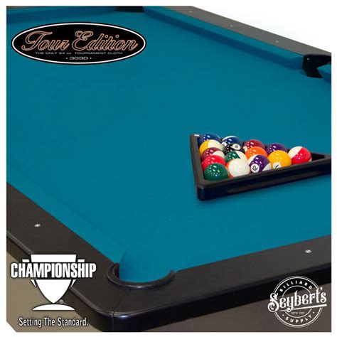 championship tour edition pool table cloth